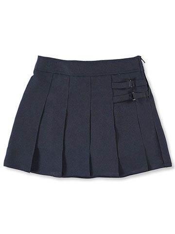 French Toast Big Girls’ Plus Two Tab Pleated Skort - CookiesKids.com
