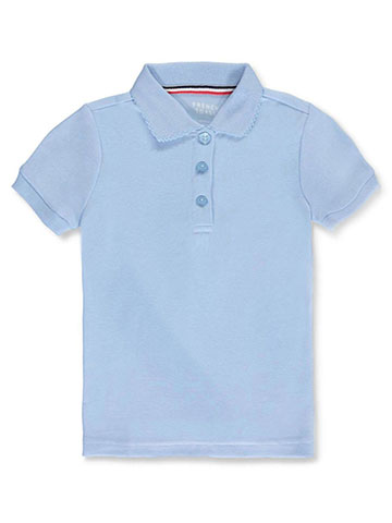 French Toast Girls' Picot Collar S/S Polo - CookiesKids.com