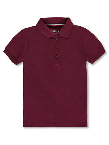 French Toast Girls' Picot Collar S/S Polo - CookiesKids.com