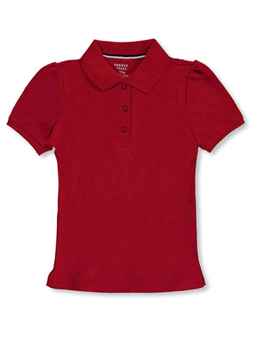 French Toast Girls' S/S Knit Polo - CookiesKids.com