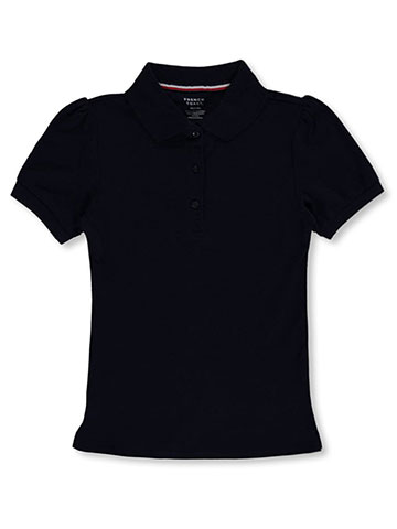 French Toast Girls' S/S Stretch Pique Polo - CookiesKids.com