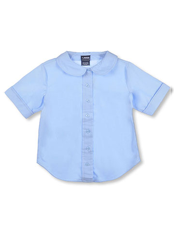 French Toast Big Girls’ Plus S/S Peter Pan Fitted Shirt - CookiesKids.com
