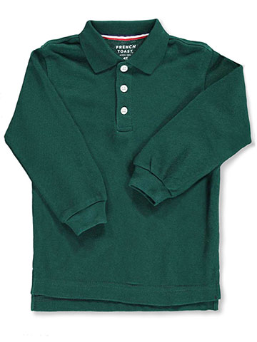 French Toast Boys’ L/S Pique Polo - CookiesKids.com