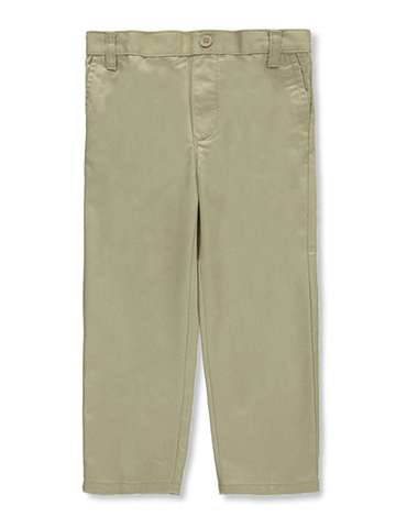 French Toast Little Boys’ Toddler Pleated Wrinkle No More Relaxed Fit Pants (Sizes 2T – 4T) - CookiesKids.com