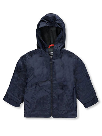 French Toast Little Boys’ “Pocket Grid” Rain Jacket (Sizes 4 – 7) - CookiesKids.com