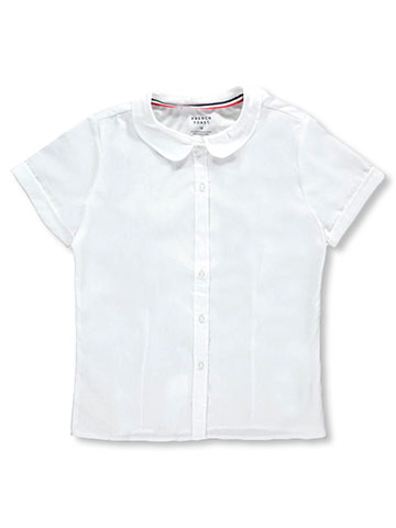 French Toast Girls’ S/S Peter Pan Fitted Shirt - CookiesKids.com