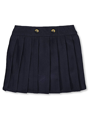 French Toast Little Girls’ Front Button Pleated Scooter (Sizes 4 – 6X) - CookiesKids.com