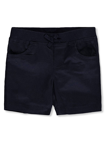 French Toast Little Girls’ Toddler Wrinkle No More Pull-On Tie-Front Shorts (Sizes 2T – 4T) - CookiesKids.com