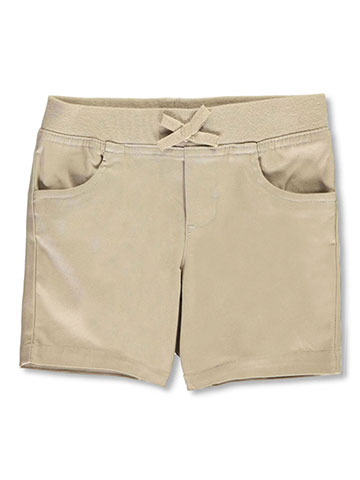 French Toast Little Girls’ Wrinkle No More Pull-On Tie-Front Shorts (Sizes 4 – 6X) - CookiesKids.com