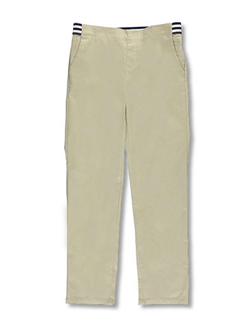 French Toast Big Girls’ Pull-On Contrast Waist Pants (Sizes 7 – 20) - CookiesKids.com