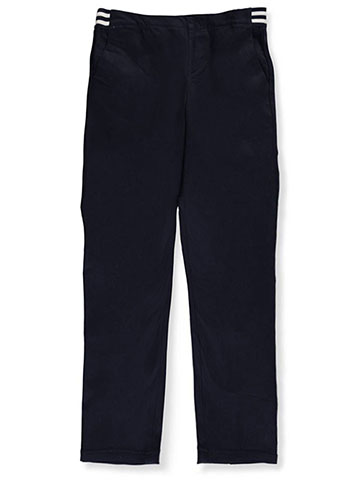 French Toast Big Girls' Plus Size Pull-On Contrast Waist Pants (Sizes 10.5 – 20.5) - CookiesKids.com
