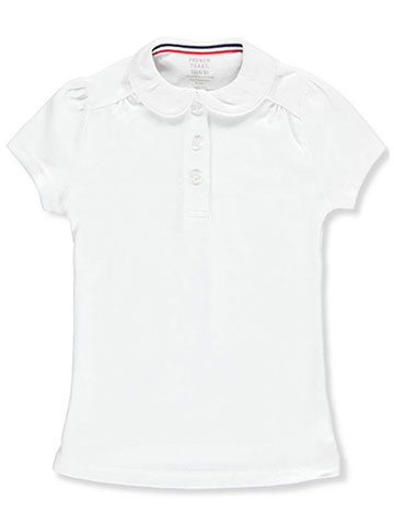 French Toast Little Girls’ S/S Peter Pan Collar Polo (Sizes 4 – 6X) - CookiesKids.com