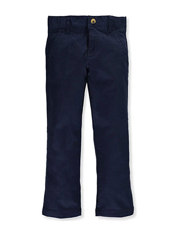 French Toast Big Girls' Stretch Twill Uniform Pants (Sizes 7 - 20)