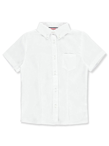 French Toast Girls’ S/S Oxford Shirt (Sizes 7 – 20) - CookiesKids.com