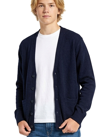 French Toast Men's Knit V-Neck Cardigan - CookiesKids.com