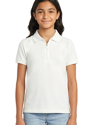 French Toast Girls' Zipper Polo Shirt - CookiesKids.com