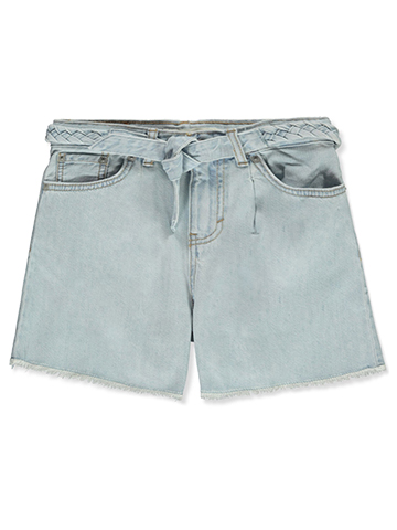 Levi's Girls' Braided Belt Shorts - CookiesKids.com