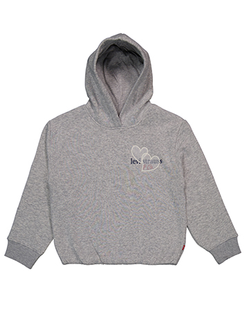 Levi's Girls' Heart Logo Pullover Hoodie - CookiesKids.com