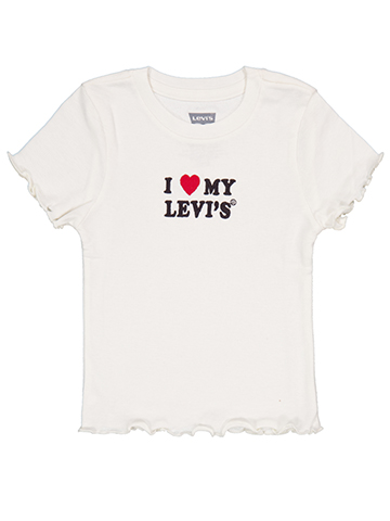 Levi's Girls' Meet and Greet Fit Graphic T-Shirt - CookiesKids.com