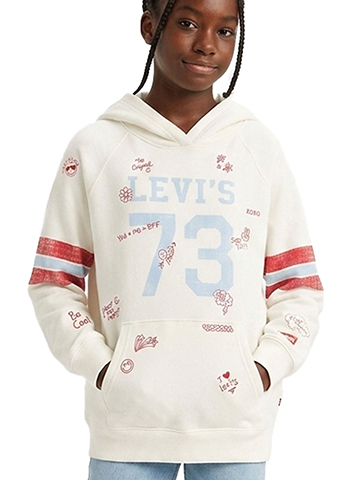 Levi's Girls' 73 Graphic Pullover Hoodie - CookiesKids.com
