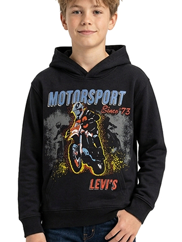 Levi's Boys' Motorsport Hoodie with Graphic Print - CookiesKids.com