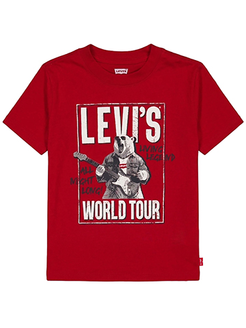 Levi's Boys' Polar Bear World Tour Graphic T-Shirt - CookiesKids.com