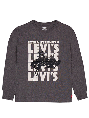 Levi's Boys' Extra Strength Long Sleeve Tee - CookiesKids.com