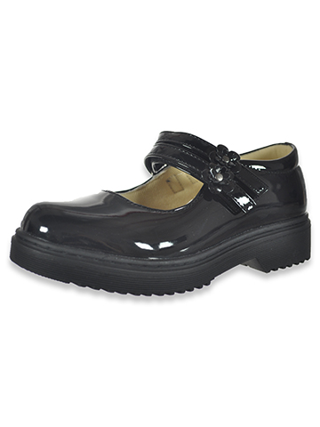 Easy Strider Girls' Double-Strap Patent Leather Shoes - CookiesKids.com