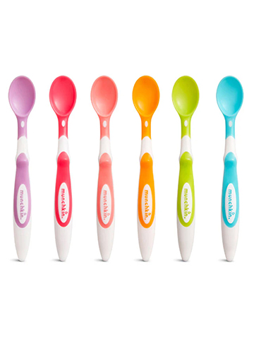 Munchkin 6-Pack Soft-Tip Infant Spoons - CookiesKids.com