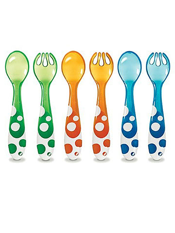 Munchkin 6-Pack Spoons & Forks - CookiesKids.com