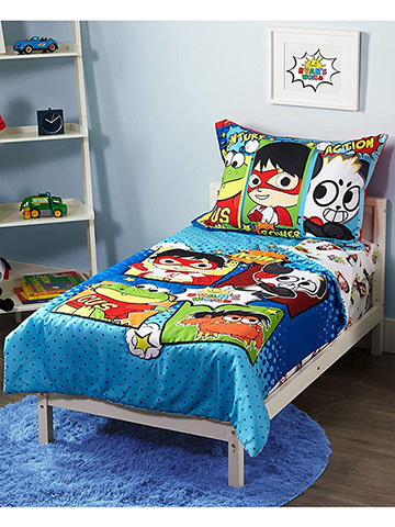 Ryan’s World 5-Piece Toddler Bedding Set - CookiesKids.com