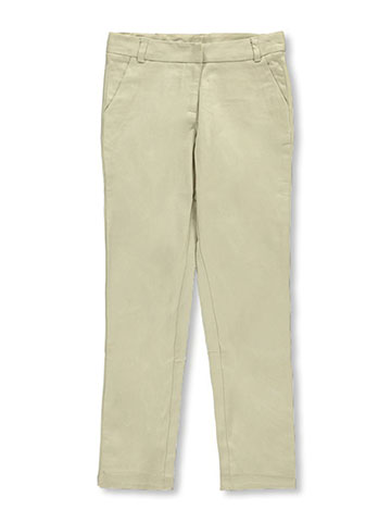 Nautica Big Girls’ Stretch Skinny Uniform Pants (Sizes 7 – 16) - CookiesKids.com