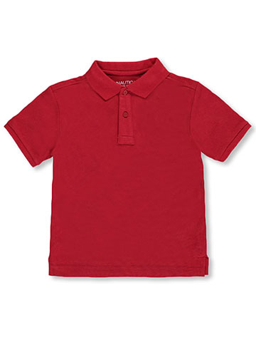 Nautica Little Boys' S/S Poly Mesh Polo (Sizes 4 – 7) - CookiesKids.com
