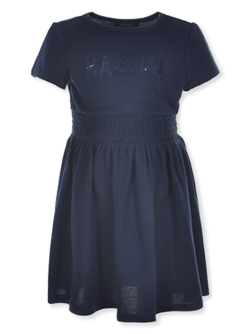 Nautica Girls' Smocked Waist Dress - CookiesKids.com