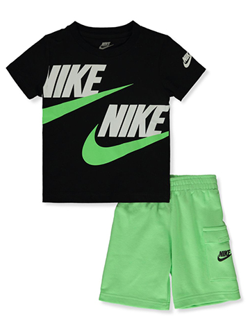 Nike Boys' 2-Piece Futura Shorts Set Outfit - CookiesKids.com