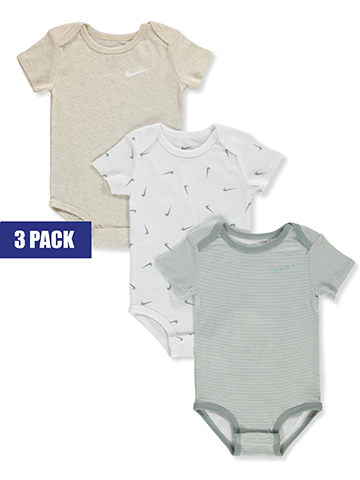 Nike Baby Boys' 3-Pack Bodysuits - CookiesKids.com