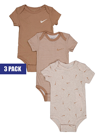 Nike Baby Boys' 3-Pack Bodysuits - CookiesKids.com