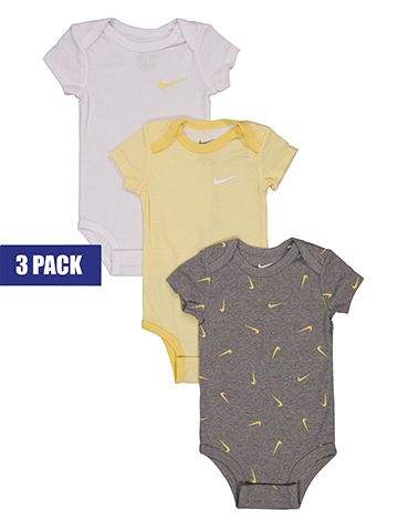 Nike Baby Boys' 3-Pack Bodysuits - CookiesKids.com