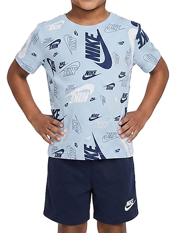 Nike Boys' Logo Printed T-Shirt and Shorts Set - CookiesKids.com