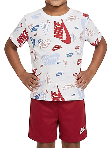 Nike Boys' Logo Printed T-Shirt and Shorts Set - CookiesKids.com