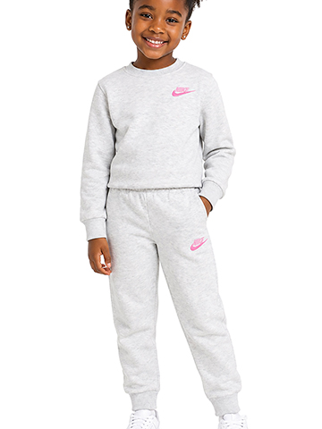Nike Girls' Crew Neck Sweatshirt and Joggers Set - CookiesKids.com