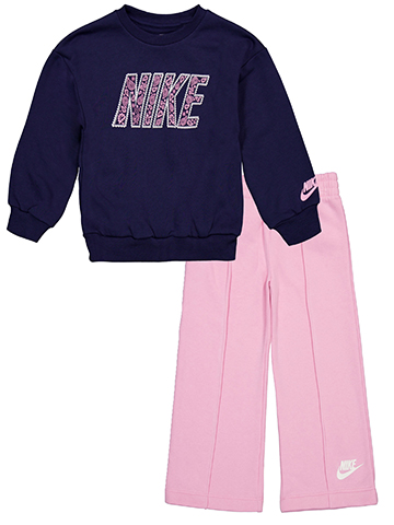 Nike Girls' Paisley Sweatshirt and Pants Set - CookiesKids.com