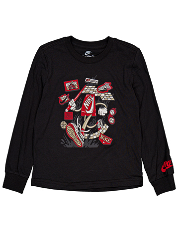 Nike Boys' Boxy Long Sleeve Graphic Tee - CookiesKids.com