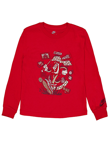 Nike Boys' Boxy Long Sleeve Graphic Tee - CookiesKids.com