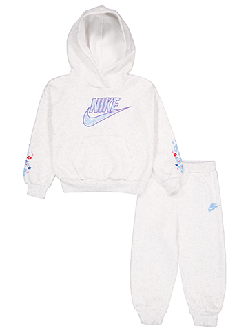 Nike Girls' Retro Remix Hoodie and Jogger Set - CookiesKids.com