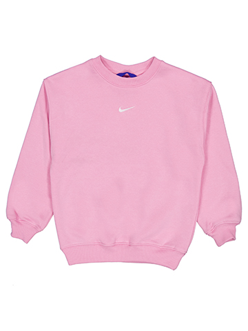 Nike Girls' NSW Oversized Fleece Crewneck Sweatshirt - CookiesKids.com