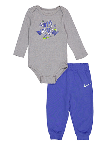 Boys' Nike Let's Bounce Bodysuit and Jogger Set - CookiesKids.com