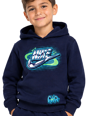 Nike Boys' NSW Graphic Tech Hoodie - CookiesKids.com