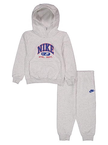 Nike Boys' NSW Athletic Dept. Fleece Pullover Hoodie and Joggers Set - CookiesKids.com