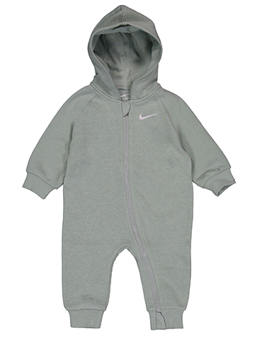 Nike Baby Boys' Solid Hooded Zip Coverall - CookiesKids.com